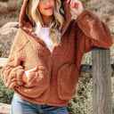  Bethany Up Hooded Sherpa Jacket