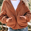  Bethany Up Hooded Sherpa Jacket