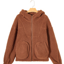  Bethany Up Hooded Sherpa Jacket