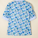  Blair Collared Short Sleeve Blouse