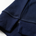  Blue Stripe Contrast Stitched Detail Color Block Patchwork Plus Size Sweatshirt