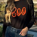  Boo Knitted Ribbed Sweater