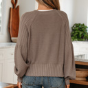  Briana Mixed Texture Knit Sweater