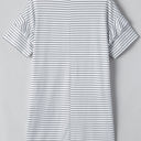  Briana Stripe Ruffled Short Sleeve T Shirt Dress