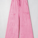  Brittany Mineral Wash Exposed Seam Drawstring Cargo Pants