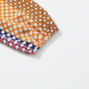  Brown Dot Print Long Sleeve Button Down Shift PLUS Shirt