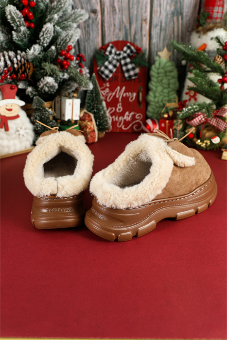 Brynlee Bow Decor Clog Slippers