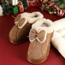  Brynlee Bow Decor Clog Slippers