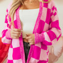  Brynlee Checkered Cardigan