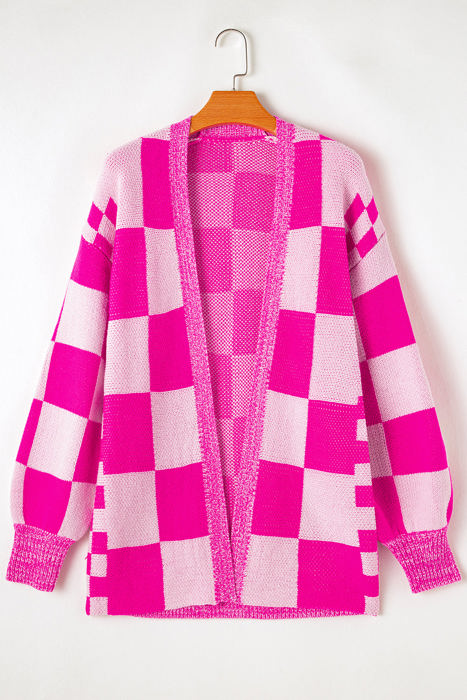 Brynlee Checkered Cardigan