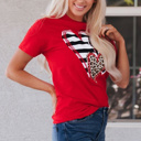  Brynleigh Shaped Print T Shirt