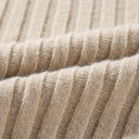  Cable Knit Color Block Crew Neck Sweater