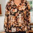  Cali Puff Sleeve Breezy Blouse