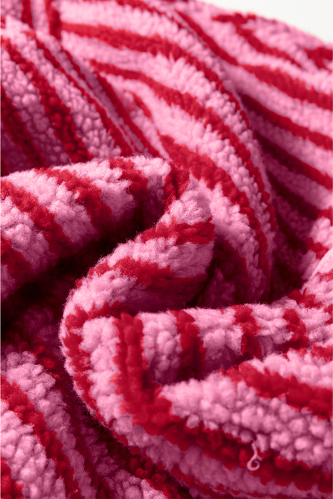 Camila Zip Fleece Oversize Sweatshirt