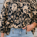  Camilla Bracelet Sleeve Boho Blouse