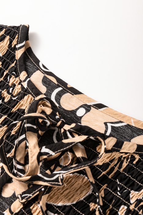 Camilla Bracelet Sleeve Boho Blouse