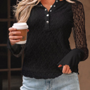 Camilla Slim Henley top Long Sleeve Top