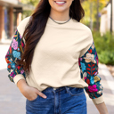  Camille Drop Shoulder Knit Top