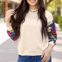  Camille Drop Shoulder Knit Top