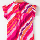  Campbell Abstract Ruffled Blouse