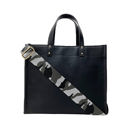 Black Brite Boho Campbell Tote | Choose Your Strap