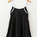  Capri Ribbed Lined Swim Dress