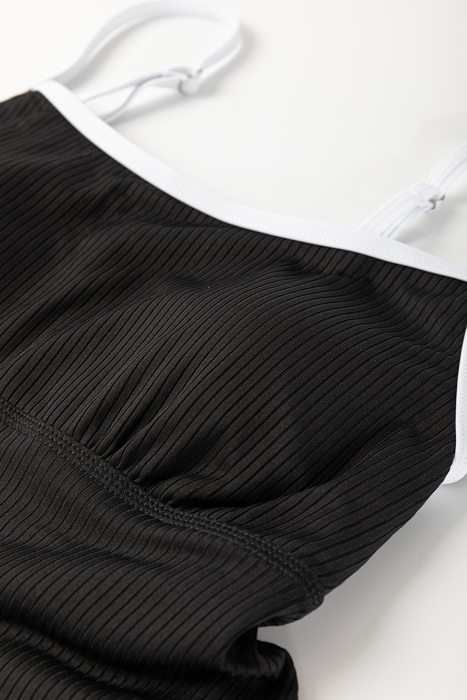 Capri Ribbed Lined Swim Dress