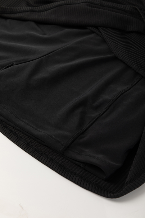 Capri Ribbed Lined Swim Dress