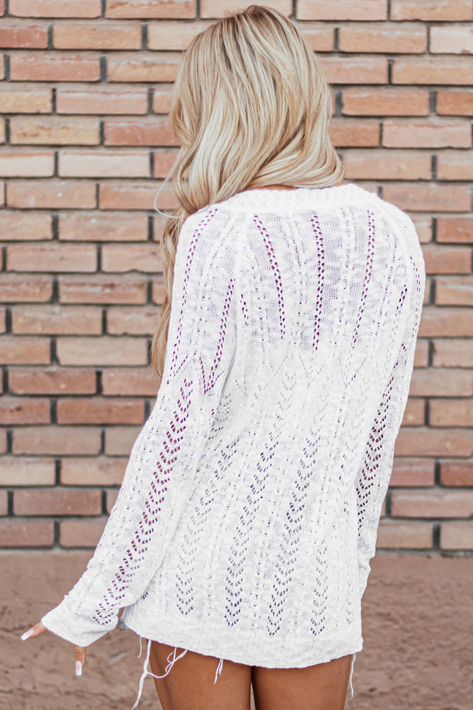 Carla Open Knit Cardigan