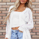  Carla Open Knit Cardigan