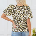  Catherine Bubble Sleeve Peplum Blouse