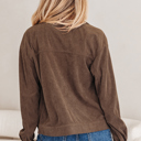  Catherine Lapel Collar Corduroy Jacket