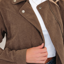  Catherine Lapel Collar Corduroy Jacket