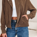  Catherine Lapel Collar Corduroy Jacket