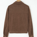  Catherine Lapel Collar Corduroy Jacket