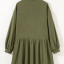  Catherine Ruffle Hem Mini PLUS Dress