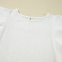  Cecelia Ruffled Flutter Sleeve Blouse