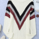  Cecilia Chevron Striped Sweater