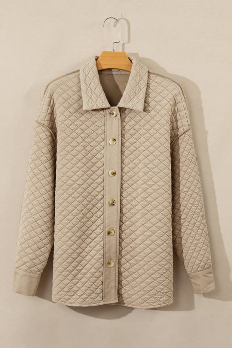 Celeste Quilted Puffer Buttoned Shacket