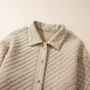  Celeste Quilted Puffer Buttoned Shacket