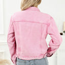  Celine Acid Wash Button Flap Pocket Denim Jacket