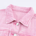  Celine Acid Wash Button Flap Pocket Denim Jacket