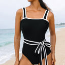  Celine Edge Belted One Piece Swimsuit