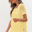  Celine Tied Short Sleeve Sweater