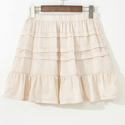 Chana Elastic Waist Mini Skirt