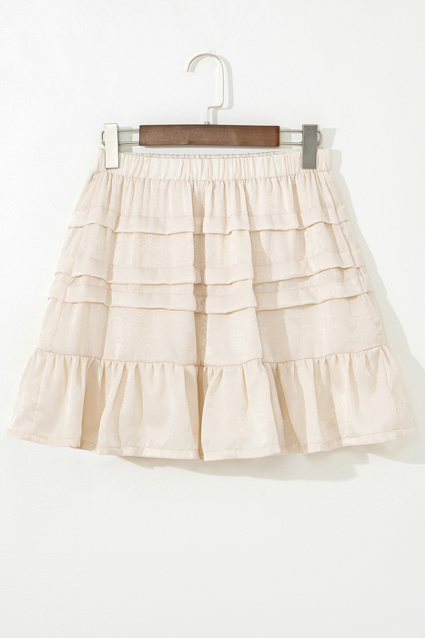 Chana Elastic Waist Mini Skirt