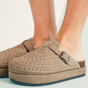  Charli Closed toe Platform Slippers