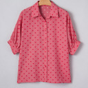  Charlie Sleeve Loose Valentine Shirt