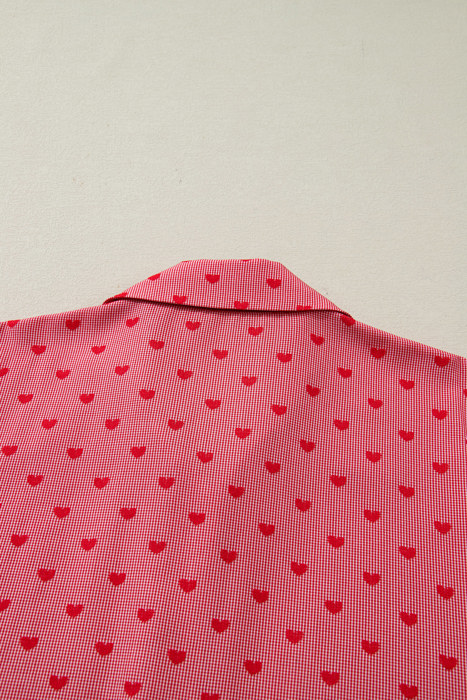 Charlie Sleeve Loose Valentine Shirt