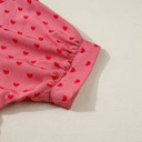  Charlie Sleeve Loose Valentine Shirt